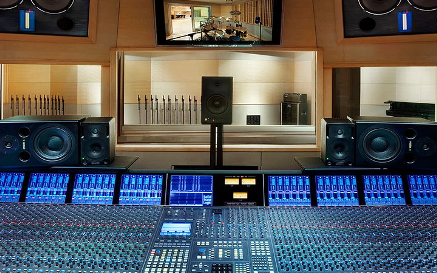 Studio A Control Room with SSL Duality SE console